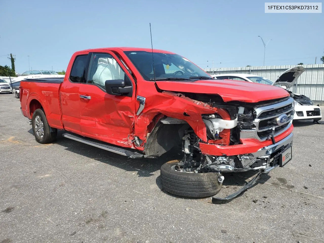 1FTEX1C53PKD73112 2023 Ford F150 Super Cab