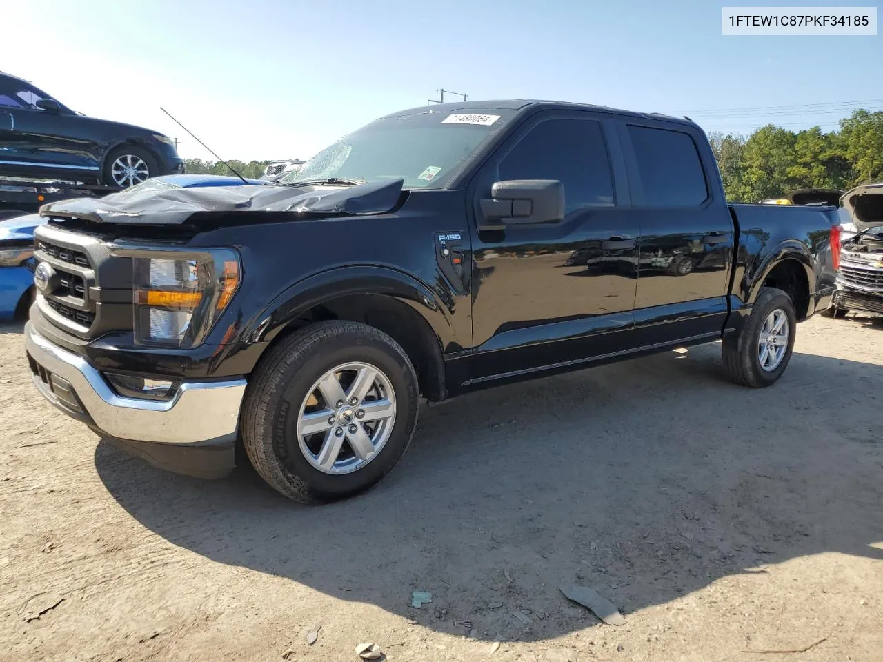 2023 Ford F150 Supercrew VIN: 1FTEW1C87PKF34185 Lot: 71480064