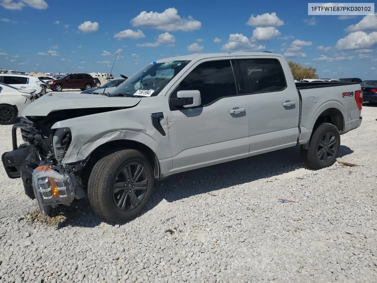 2023 Ford F150 Supercrew VIN: 1FTFW1E87PKD30102 Lot: 71561994