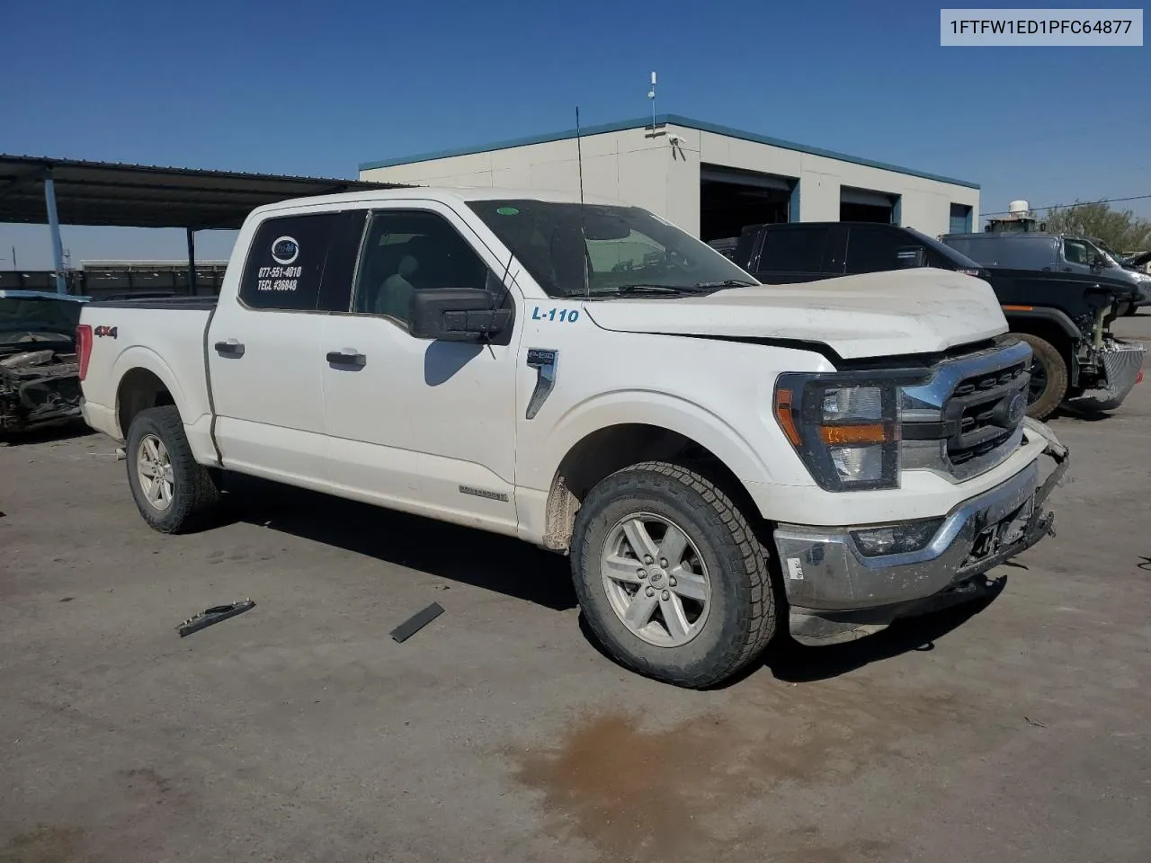 2023 Ford F150 Supercrew VIN: 1FTFW1ED1PFC64877 Lot: 73394954