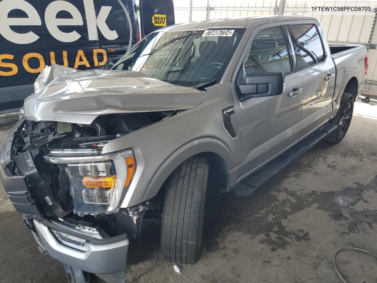 2023 Ford F150 Supercrew VIN: 1FTEW1C58PFC08703 Lot: 73406724