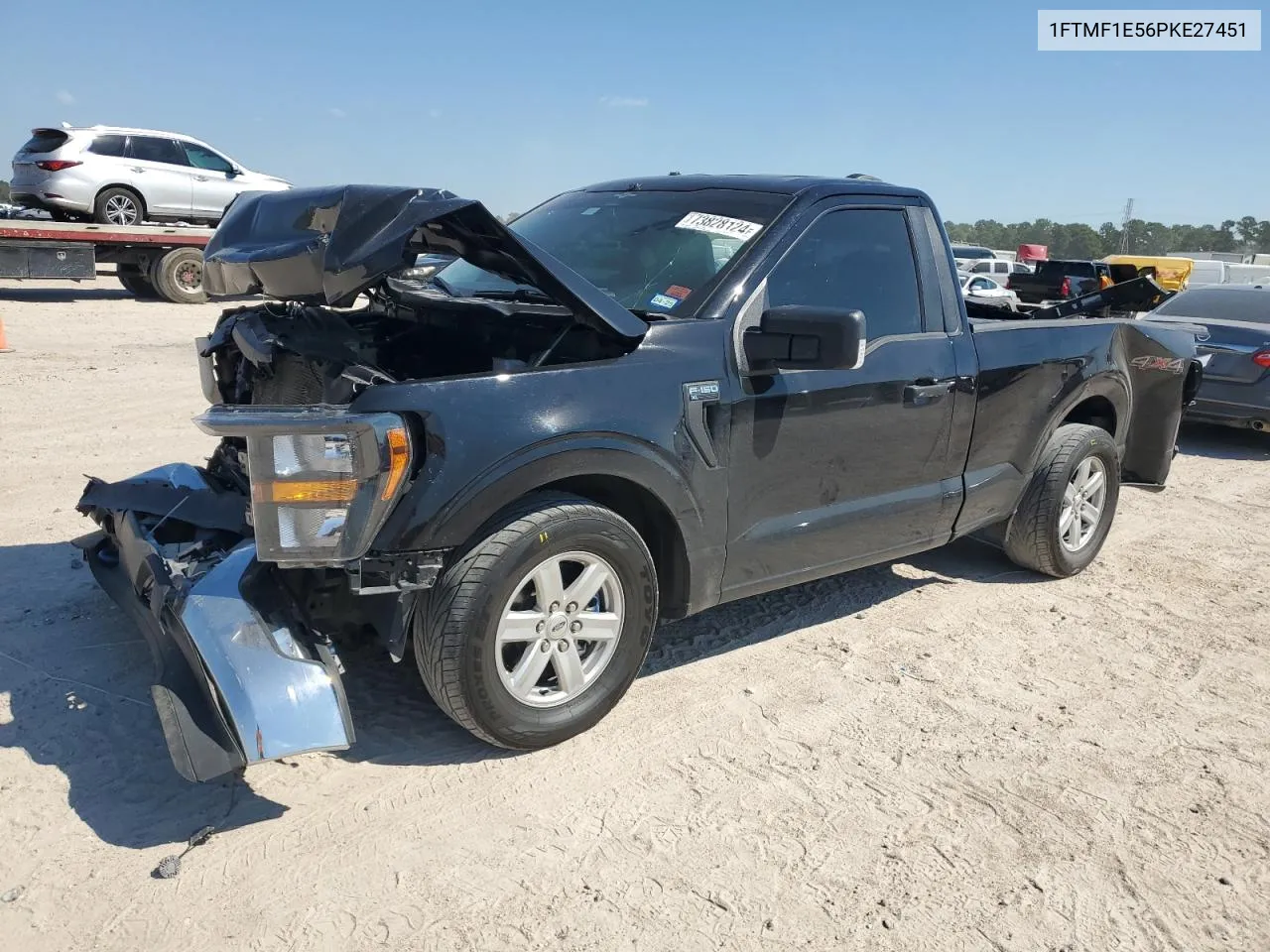 2023 Ford F150 VIN: 1FTMF1E56PKE27451 Lot: 73828124