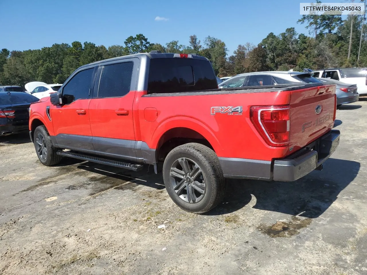 2023 Ford F150 Supercrew VIN: 1FTFW1E84PKD45043 Lot: 74055524