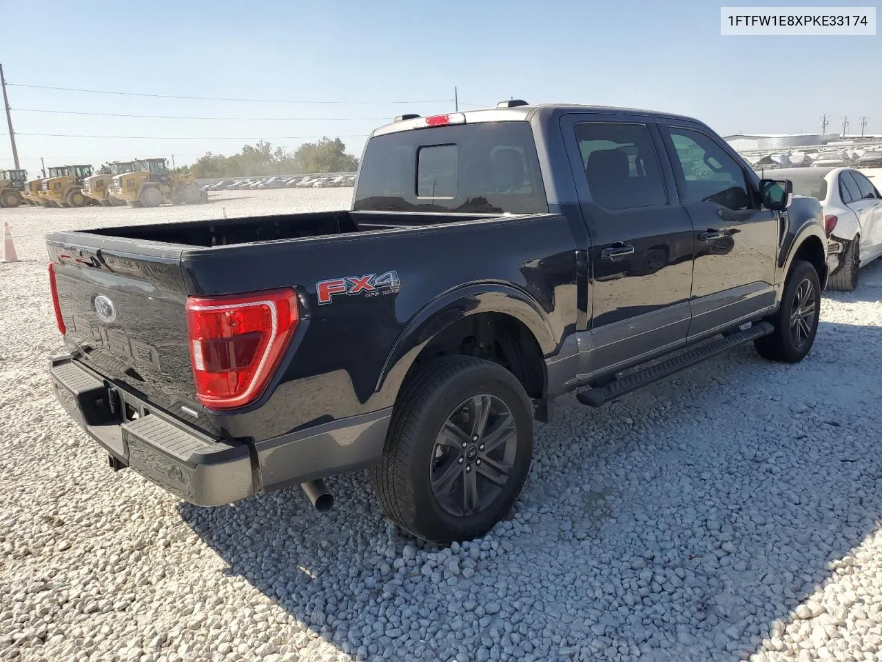 2023 Ford F150 Supercrew VIN: 1FTFW1E8XPKE33174 Lot: 74762884