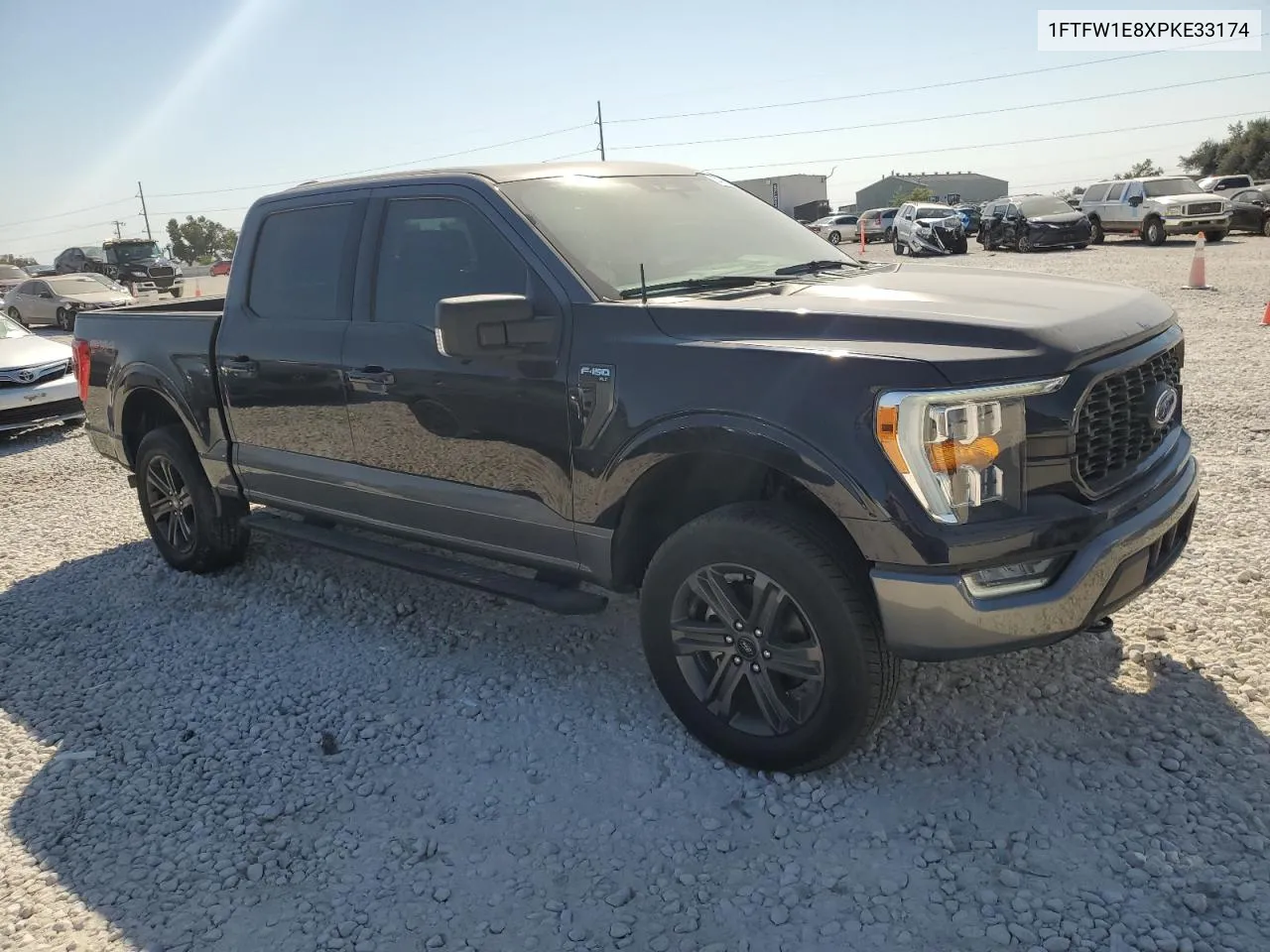 2023 Ford F150 Supercrew VIN: 1FTFW1E8XPKE33174 Lot: 74762884