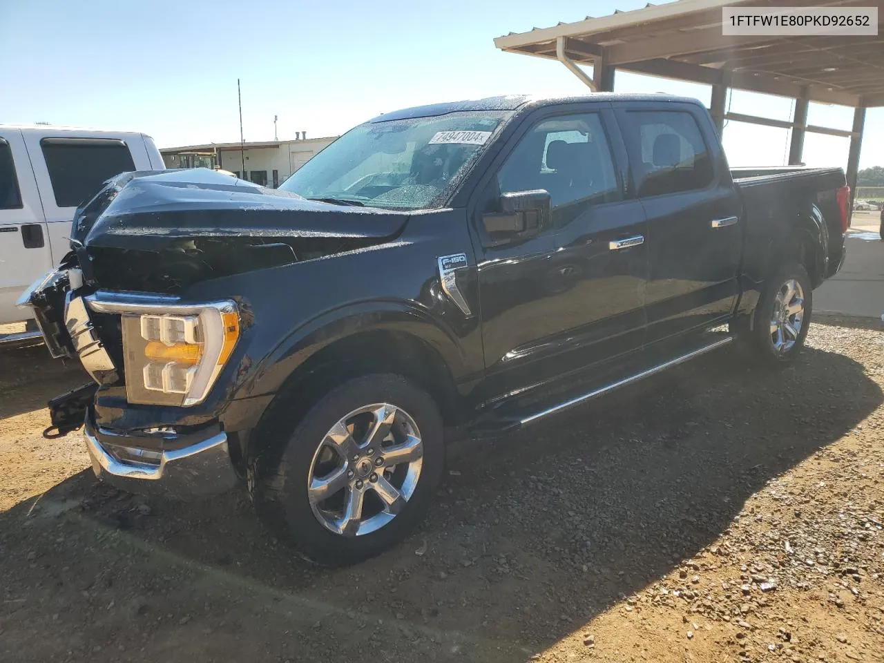 2023 Ford F150 Supercrew VIN: 1FTFW1E80PKD92652 Lot: 74947004