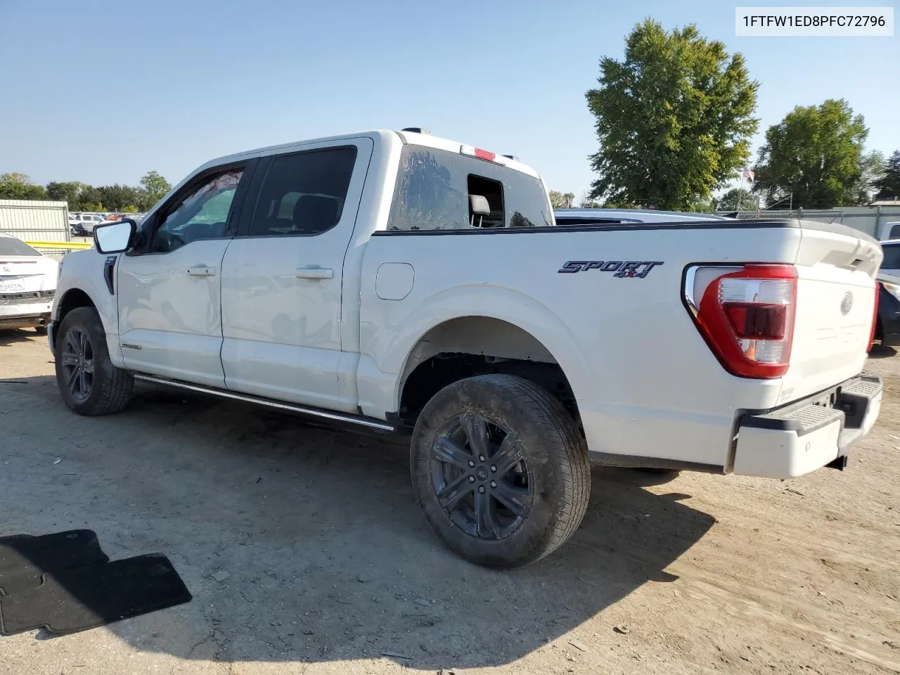 2023 Ford F150 Supercrew VIN: 1FTFW1ED8PFC72796 Lot: 74981614