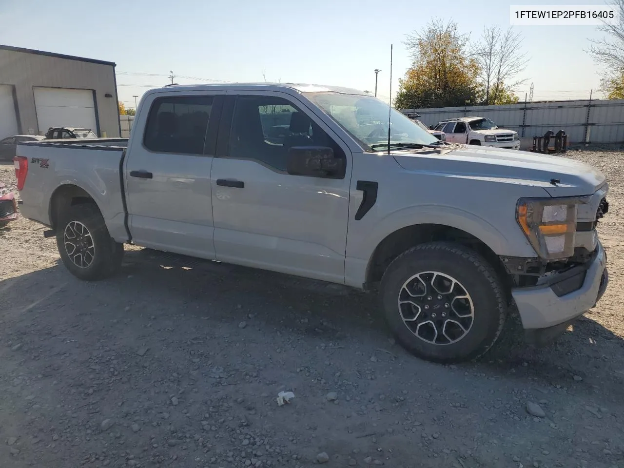 2023 Ford F150 Supercrew VIN: 1FTEW1EP2PFB16405 Lot: 75325184