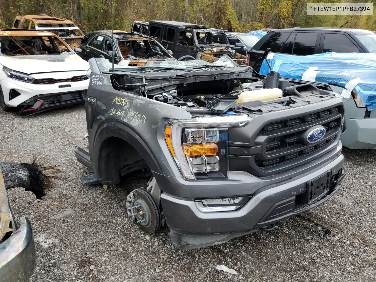 2023 Ford F150 Supercrew VIN: 1FTEW1EP1PFB27394 Lot: 75626404