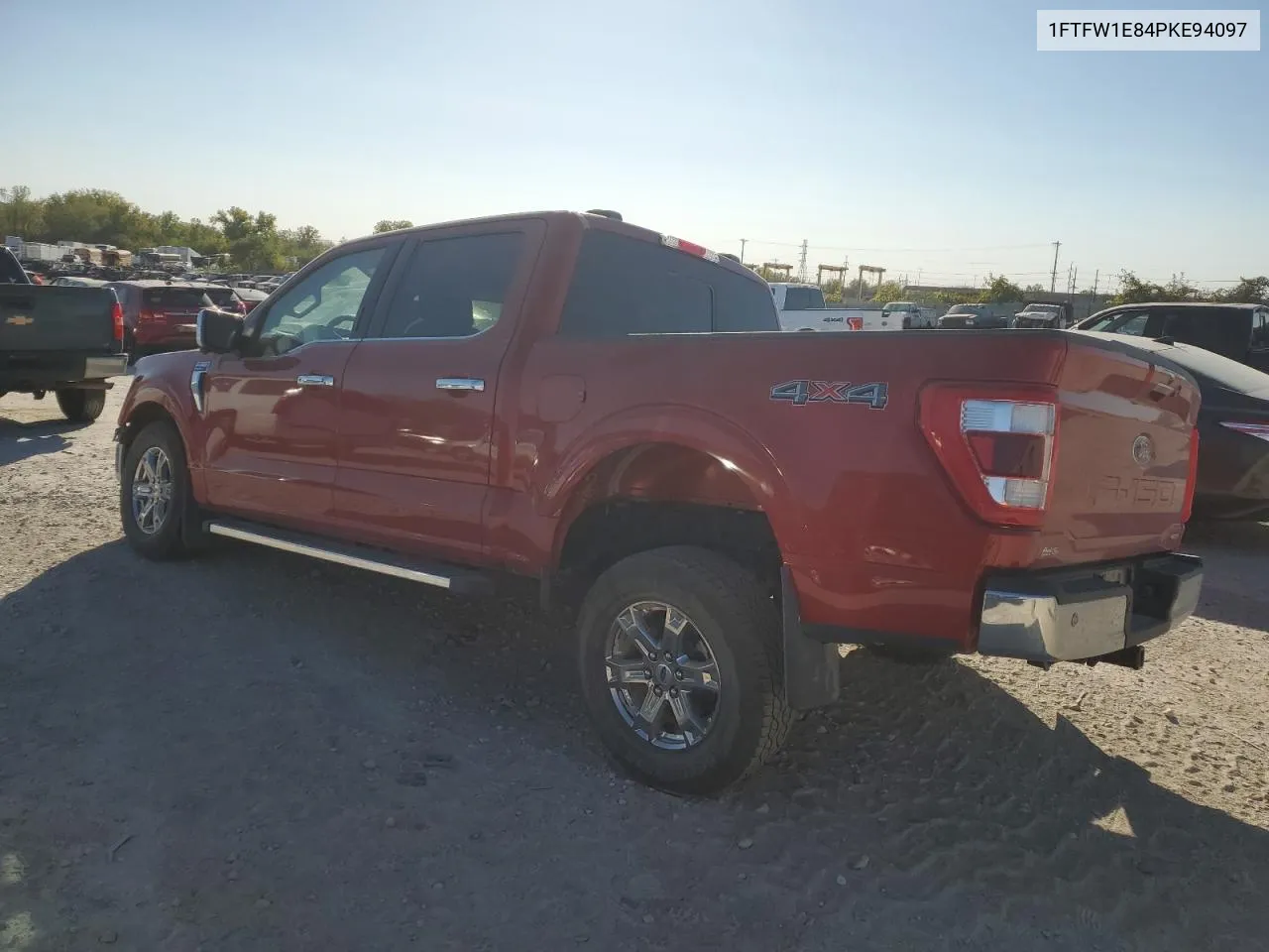 2023 Ford F150 Supercrew VIN: 1FTFW1E84PKE94097 Lot: 76035124