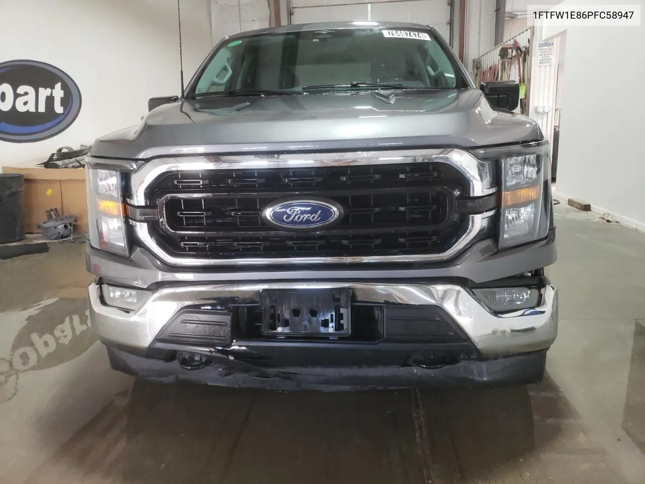 2023 Ford F150 Supercrew VIN: 1FTFW1E86PFC58947 Lot: 76487474