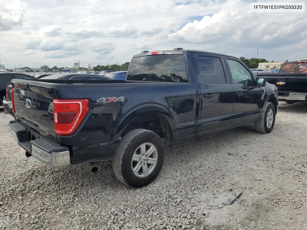 1FTFW1E51PKD35320 2023 Ford F150 Supercrew