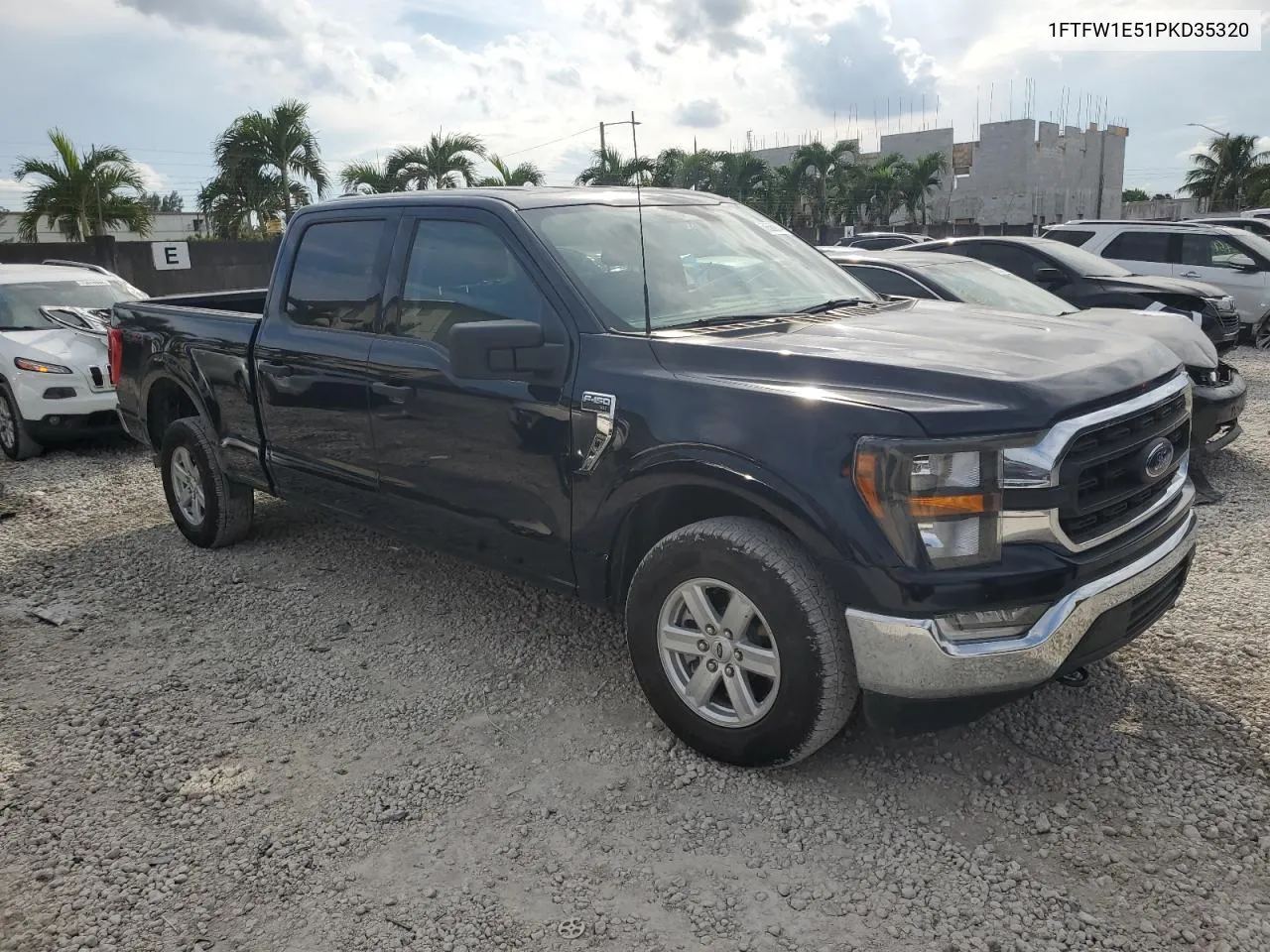 2023 Ford F150 Supercrew VIN: 1FTFW1E51PKD35320 Lot: 76589874