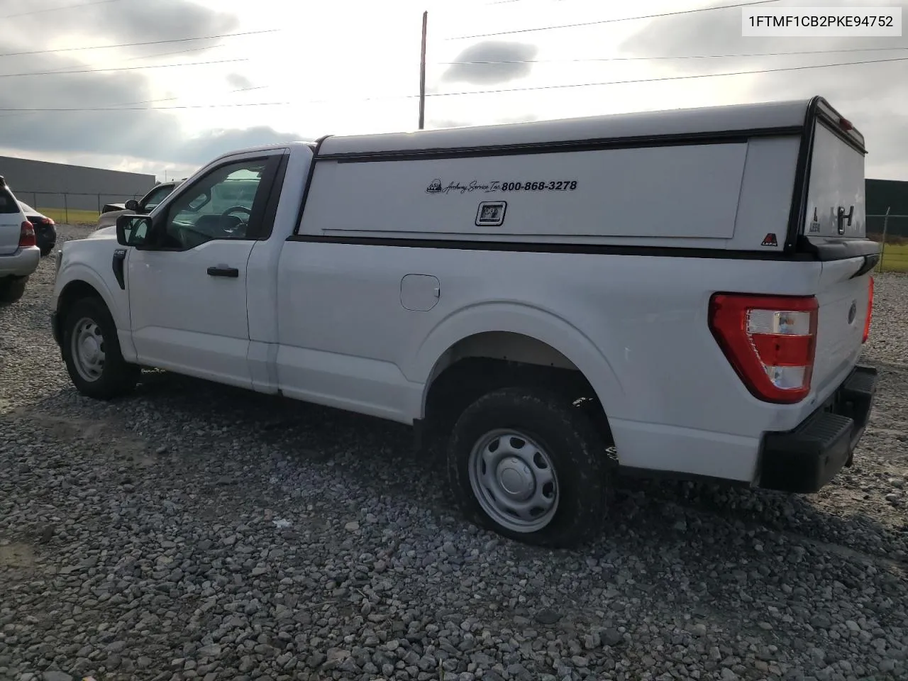 2023 Ford F150 VIN: 1FTMF1CB2PKE94752 Lot: 76988814