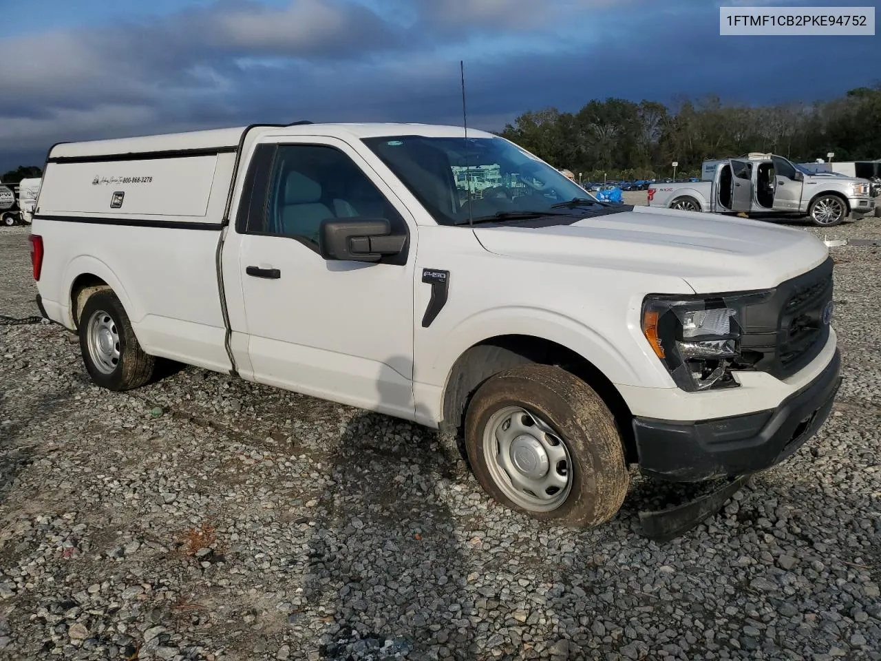 2023 Ford F150 VIN: 1FTMF1CB2PKE94752 Lot: 76988814