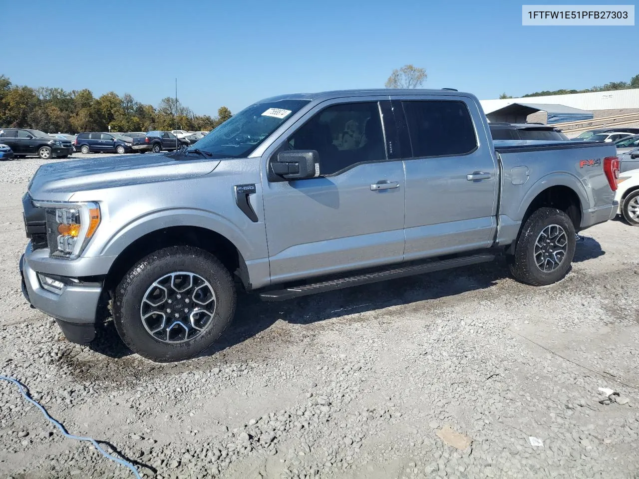 2023 Ford F150 Supercrew VIN: 1FTFW1E51PFB27303 Lot: 77558874