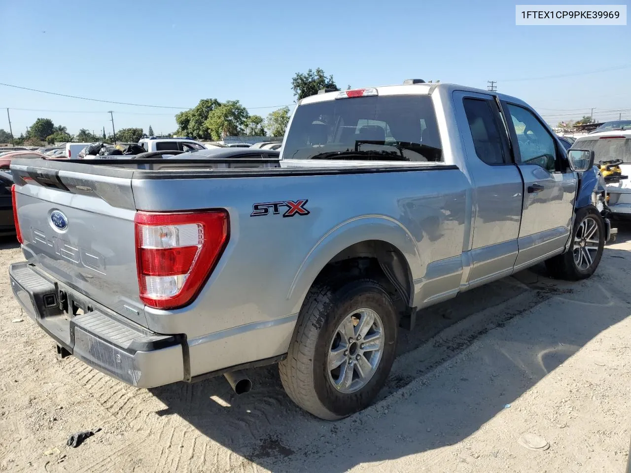 2023 Ford F150 Super Cab VIN: 1FTEX1CP9PKE39969 Lot: 77861594