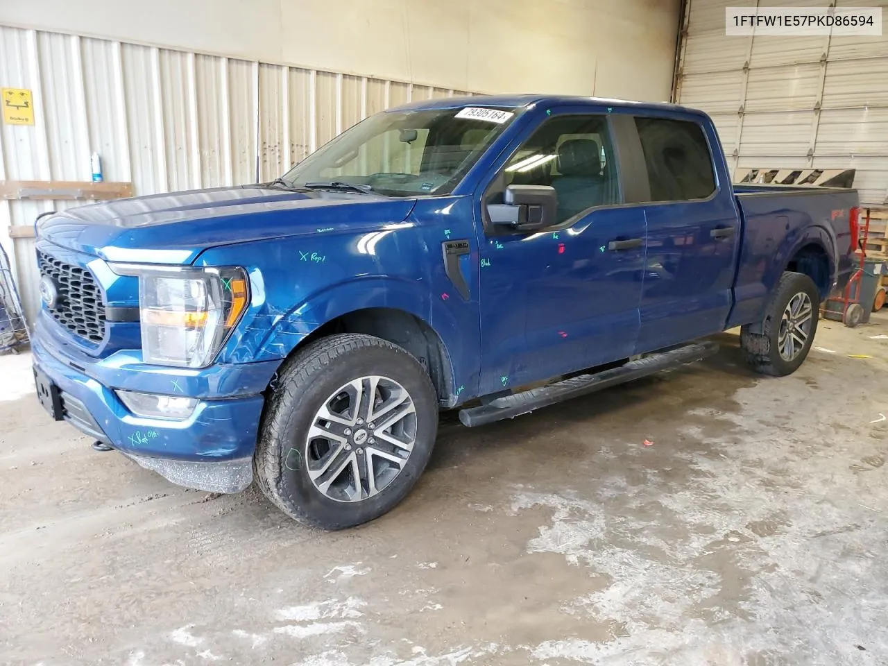 2023 Ford F150 Supercrew VIN: 1FTFW1E57PKD86594 Lot: 79305164