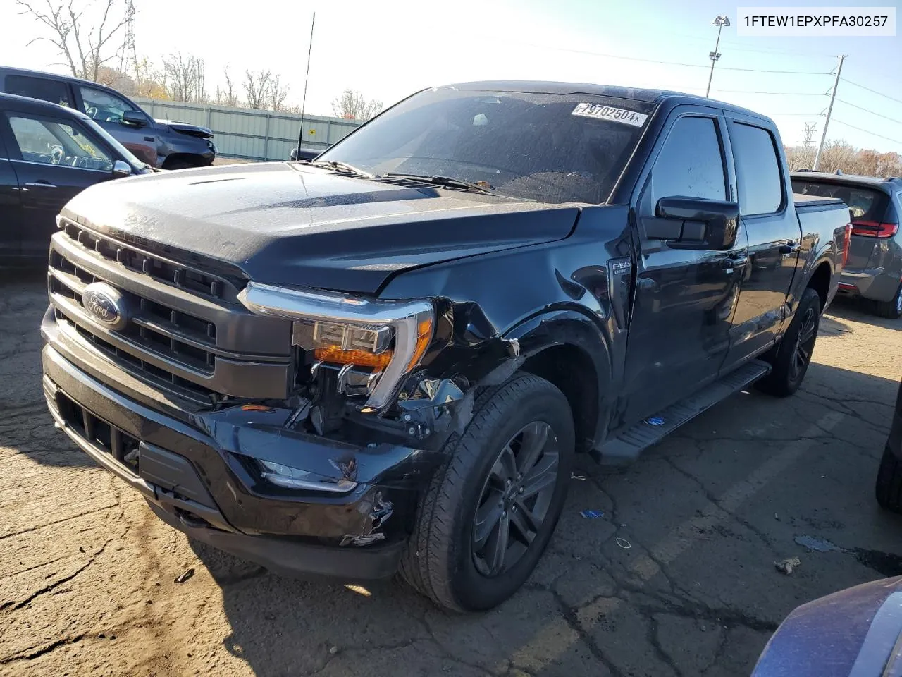 2023 Ford F150 Supercrew VIN: 1FTEW1EPXPFA30257 Lot: 79702504