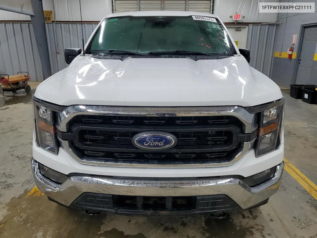 2023 Ford F150 Supercrew VIN: 1FTFW1E8XPFC21111 Lot: 80594374