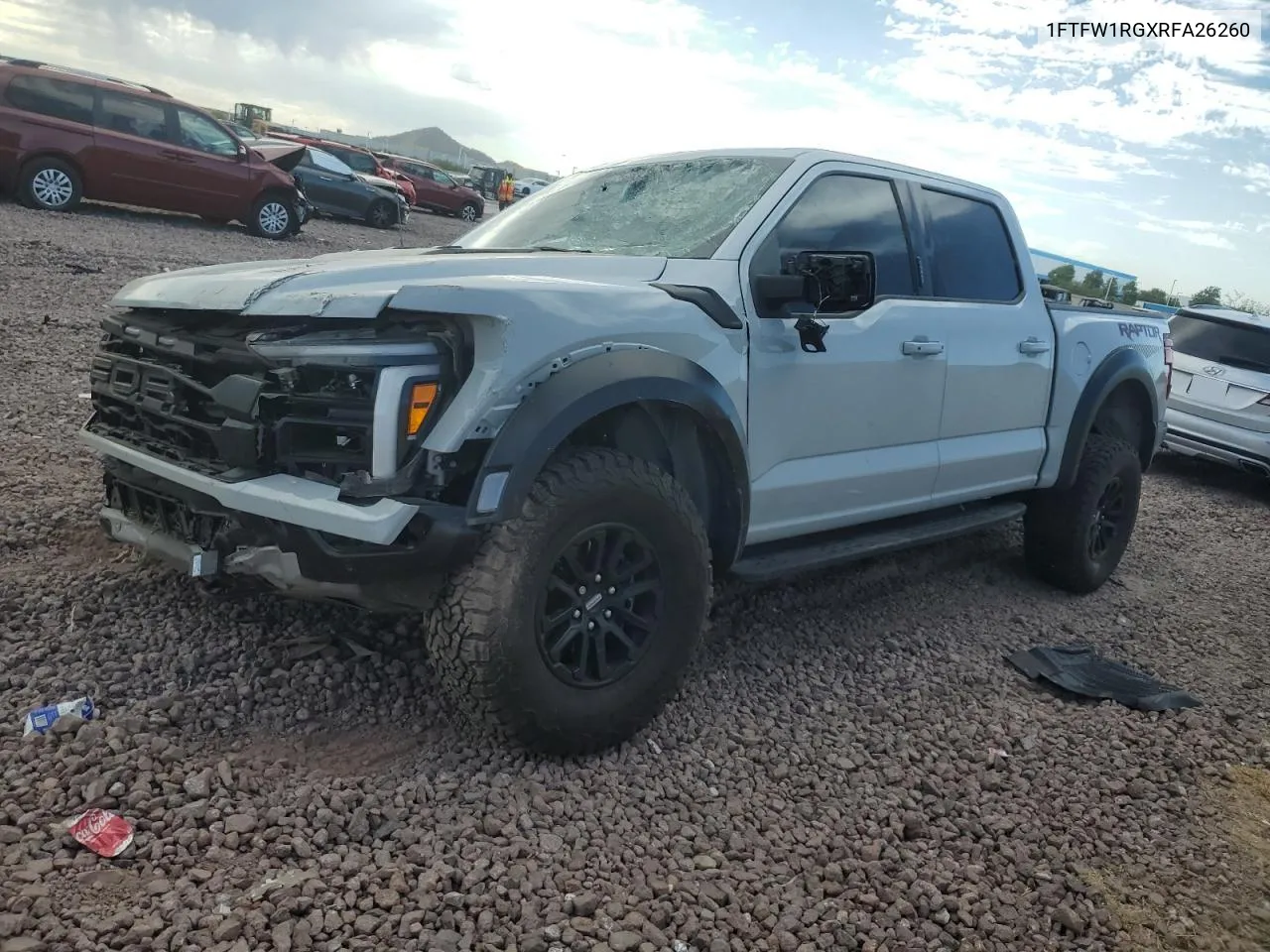 2024 Ford F150 Raptor VIN: 1FTFW1RGXRFA26260 Lot: 69638234