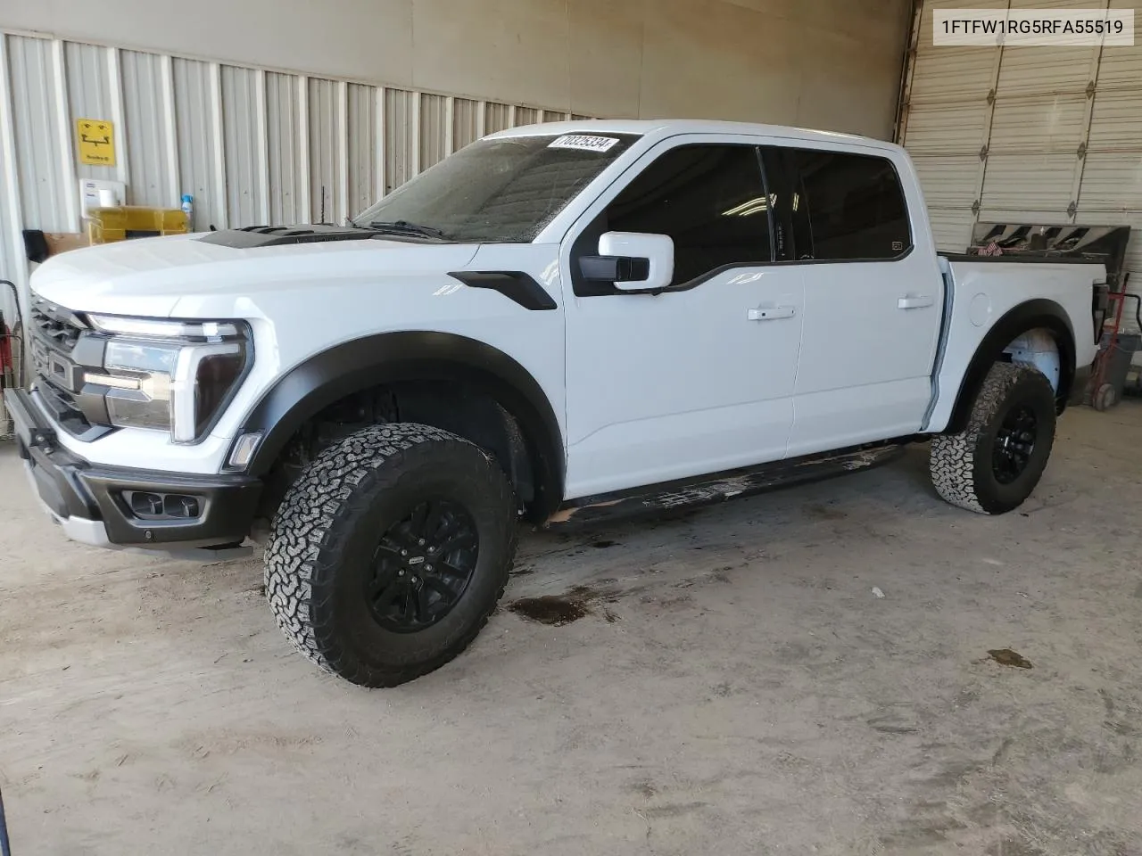 2024 Ford F150 Raptor VIN: 1FTFW1RG5RFA55519 Lot: 70325334