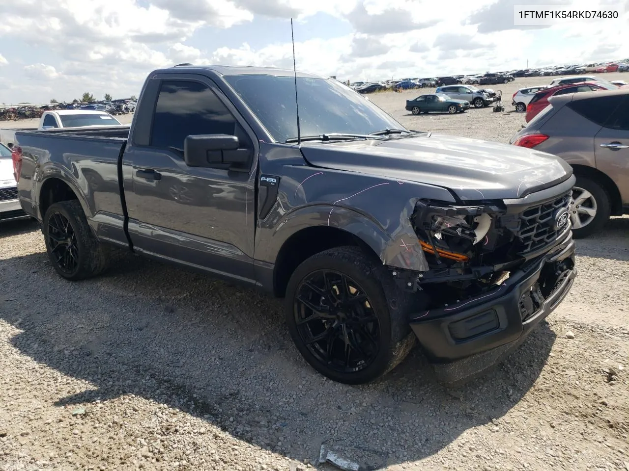 2024 Ford F150 Xl VIN: 1FTMF1K54RKD74630 Lot: 71437714