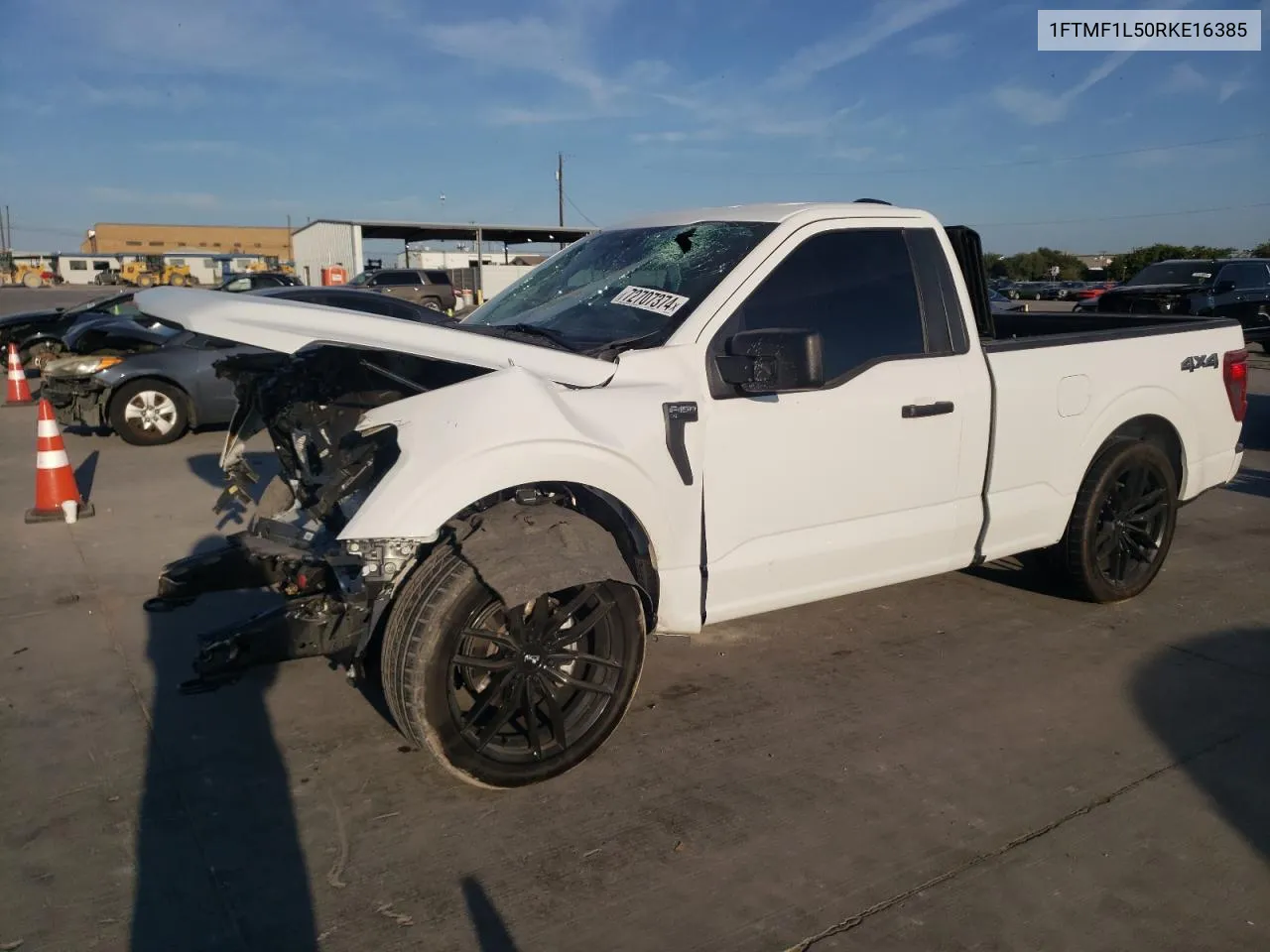 2024 Ford F150 Xl VIN: 1FTMF1L50RKE16385 Lot: 72707374