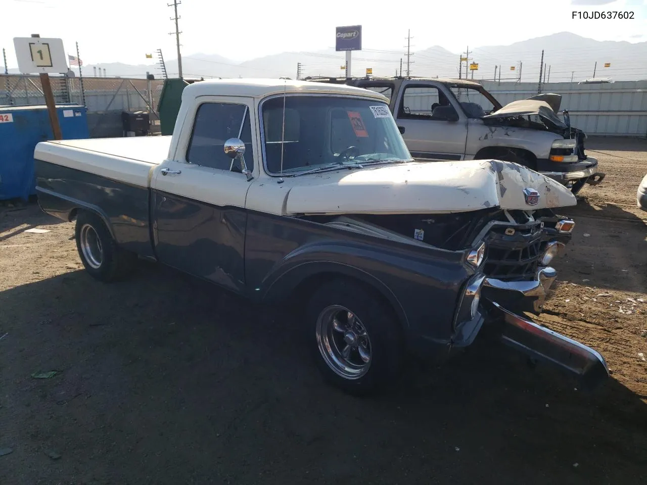 1965 Ford F-100 VIN: F10JD637602 Lot: 76163594