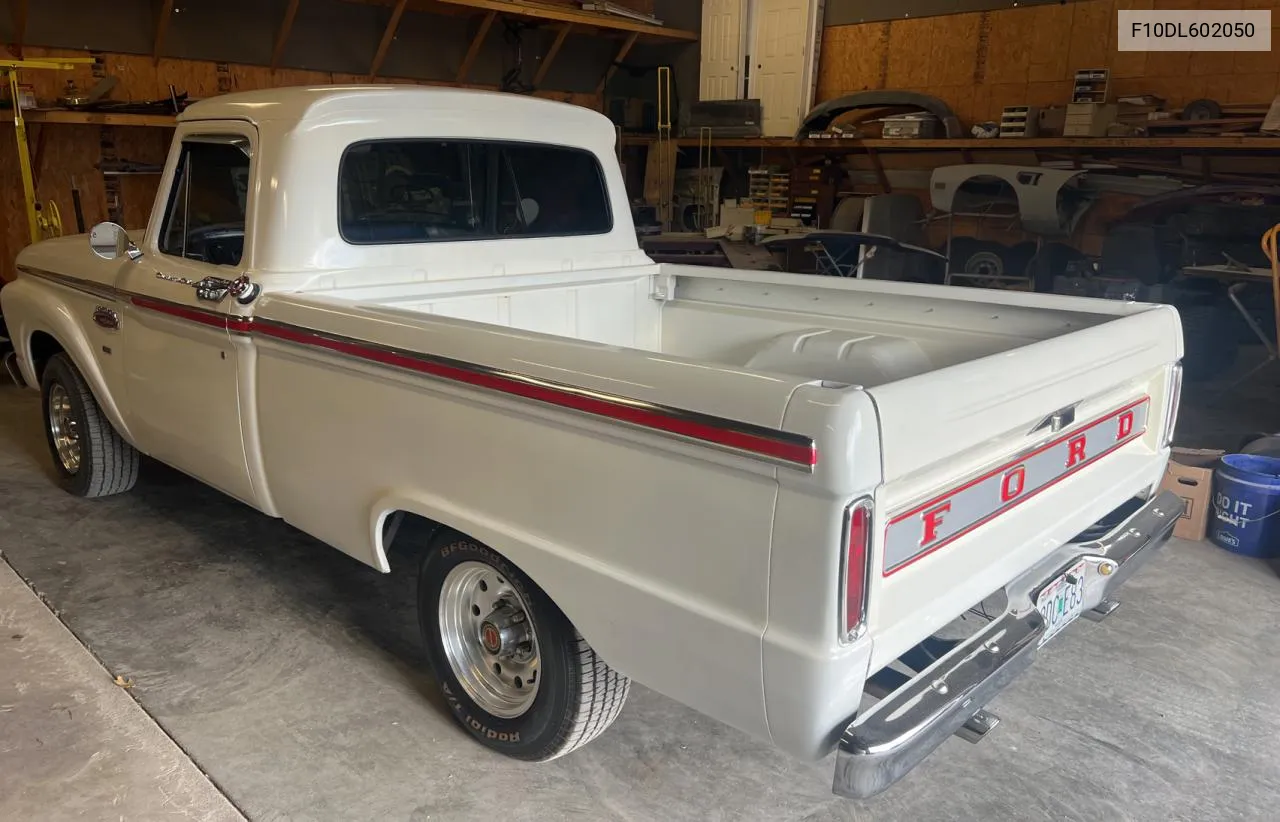 1965 Ford F100 Custm VIN: F10DL602050 Lot: 78170124