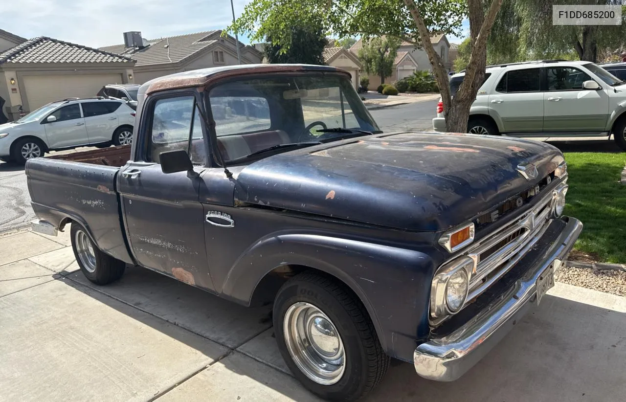 1965 Ford F-100 VIN: F1DD685200 Lot: 78326994