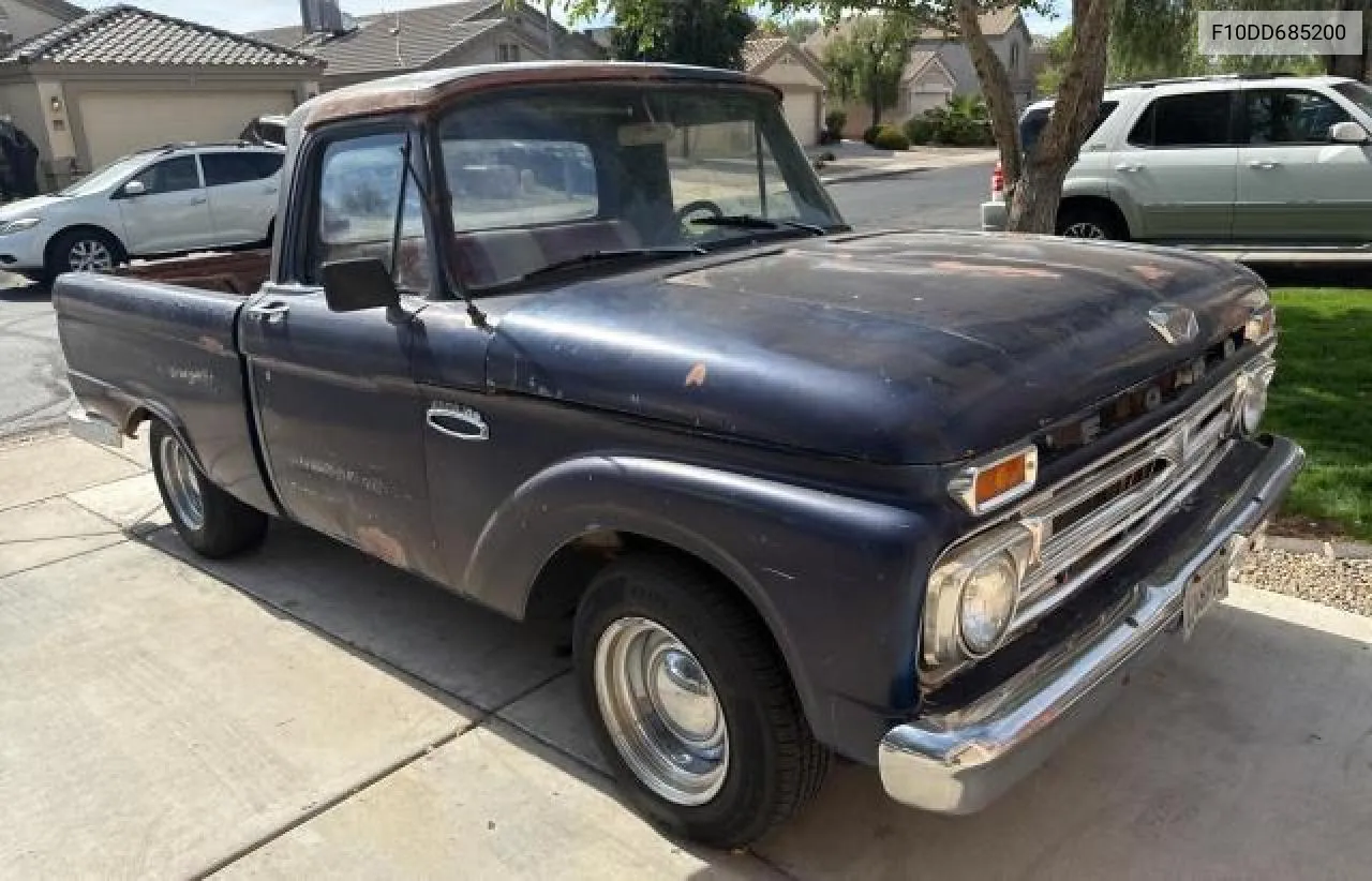 1965 Ford F-100 VIN: F10DD685200 Lot: 80665964