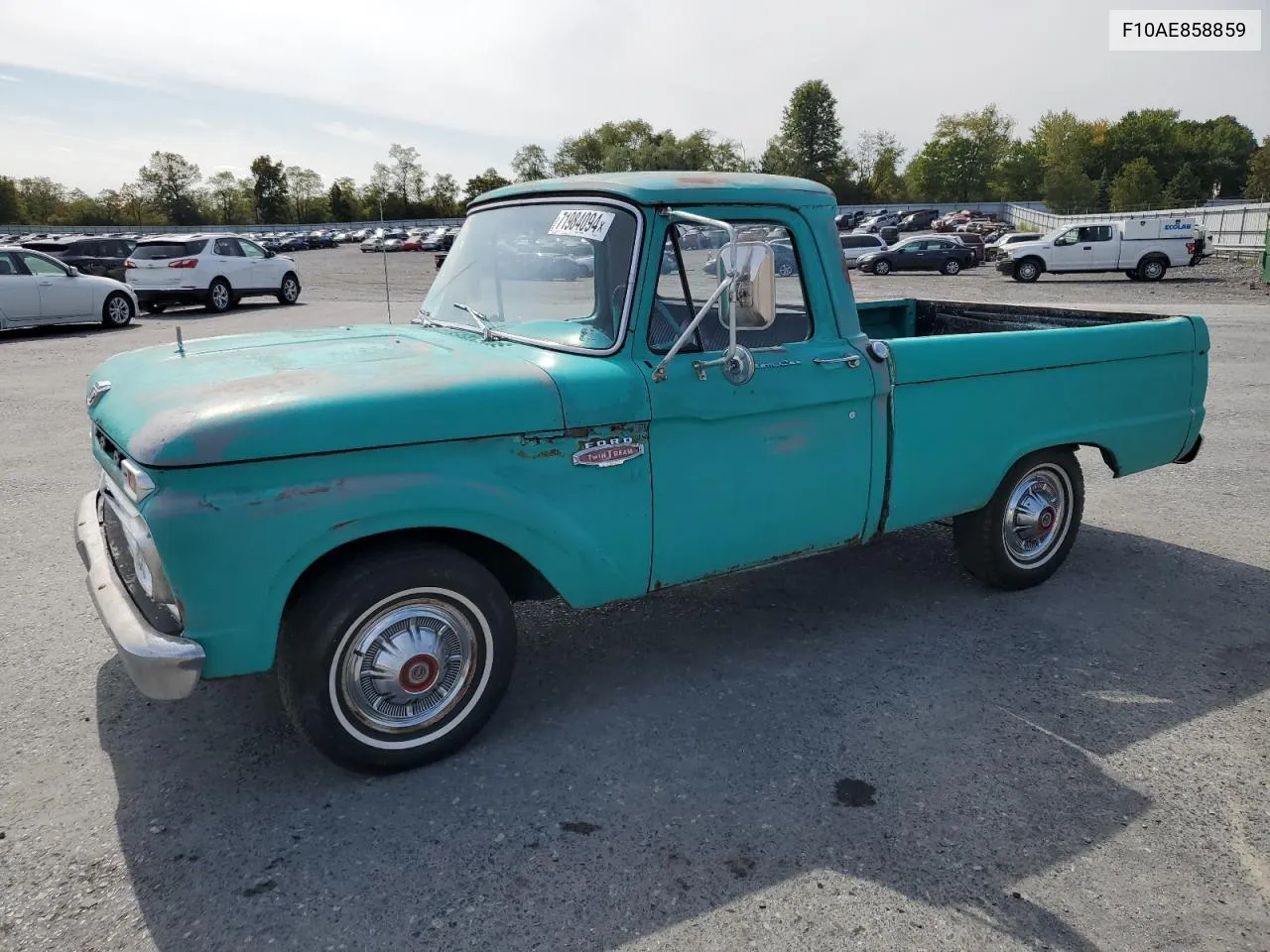 1966 Ford F100 VIN: F10AE858859 Lot: 71984094