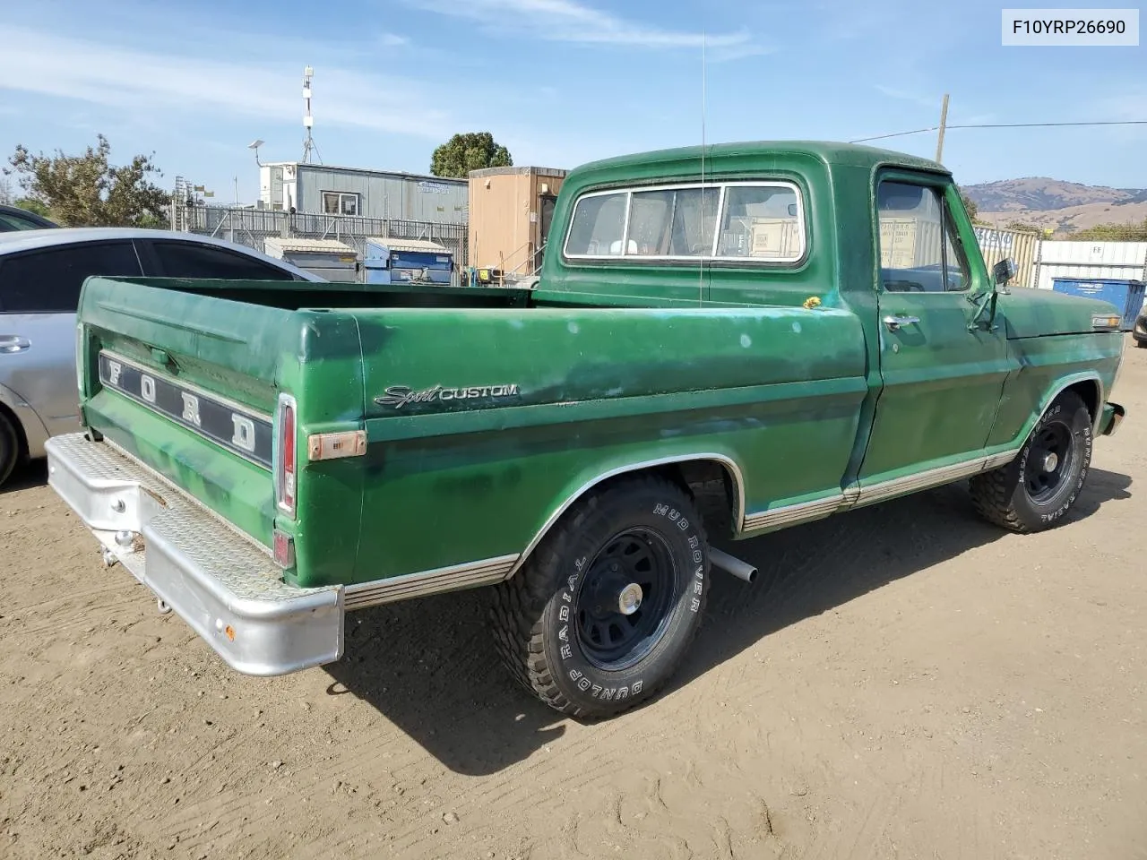 1972 Ford F-100 VIN: F10YRP26690 Lot: 70909584