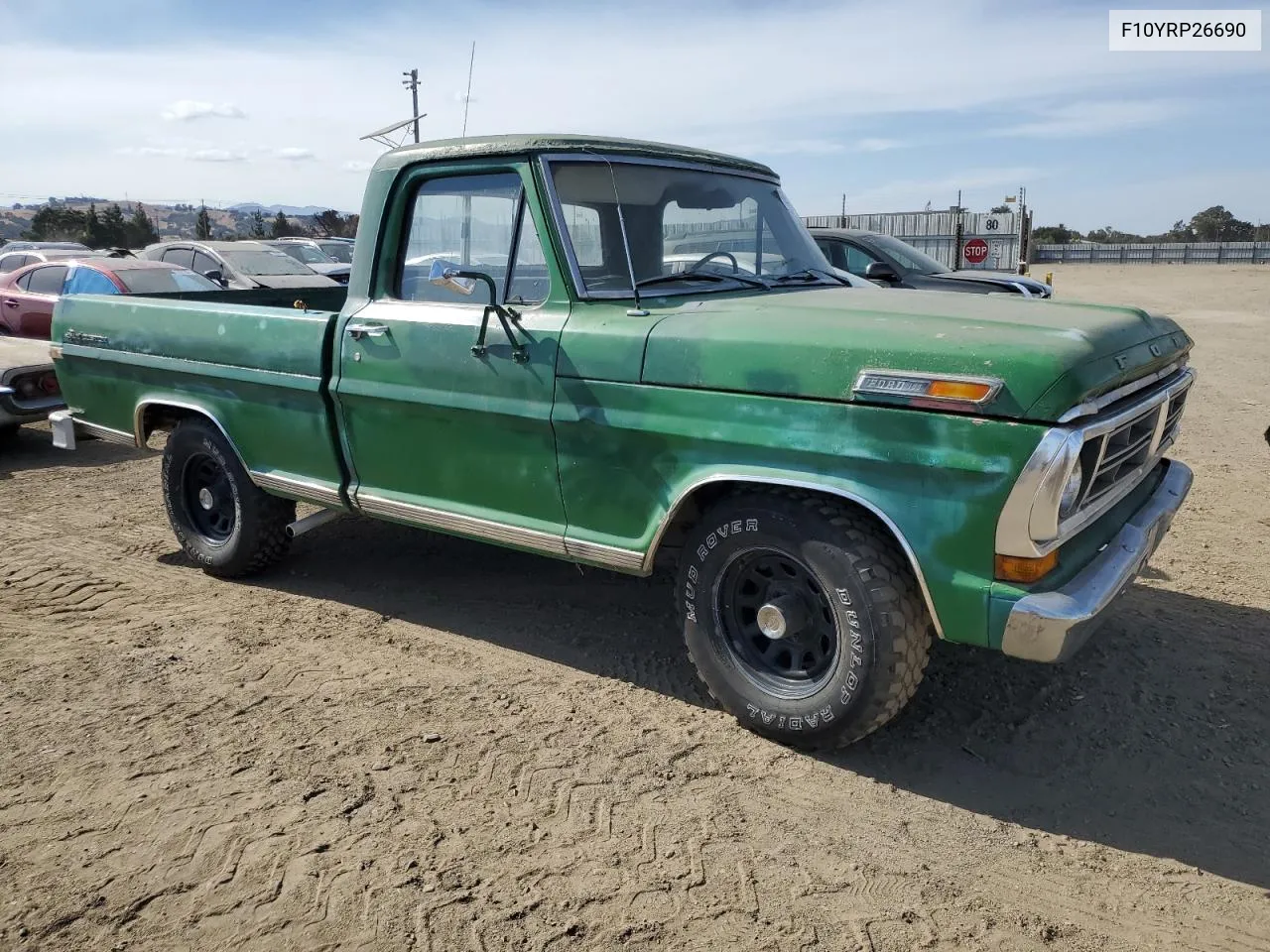 1972 Ford F-100 VIN: F10YRP26690 Lot: 70909584