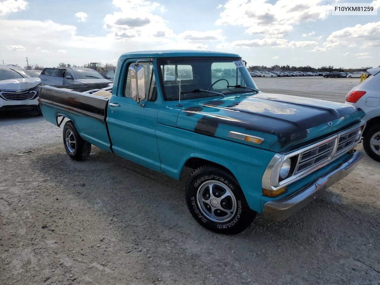 1972 Ford F100 VIN: F10YKM81259 Lot: 75919214