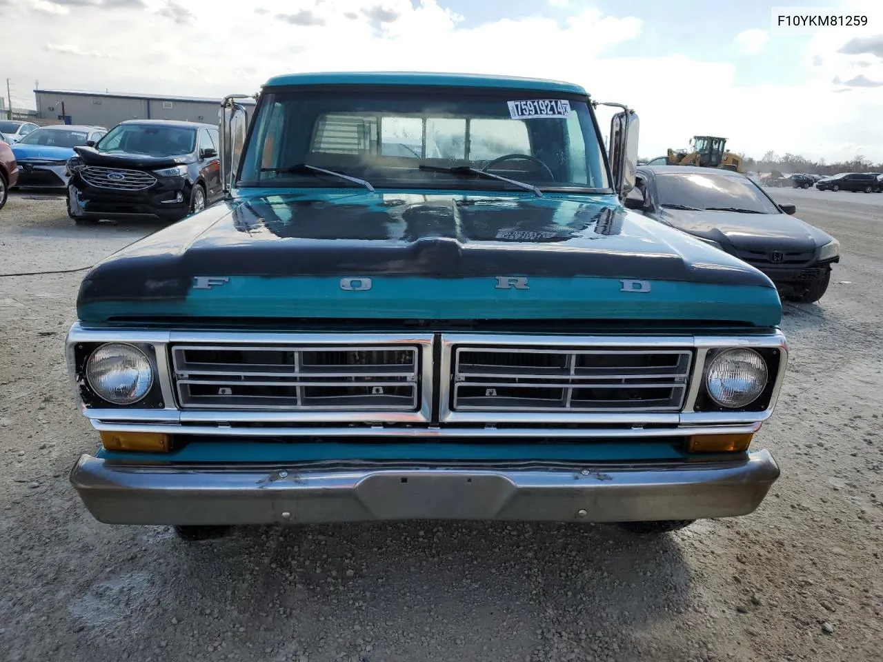 1972 Ford F100 VIN: F10YKM81259 Lot: 75919214