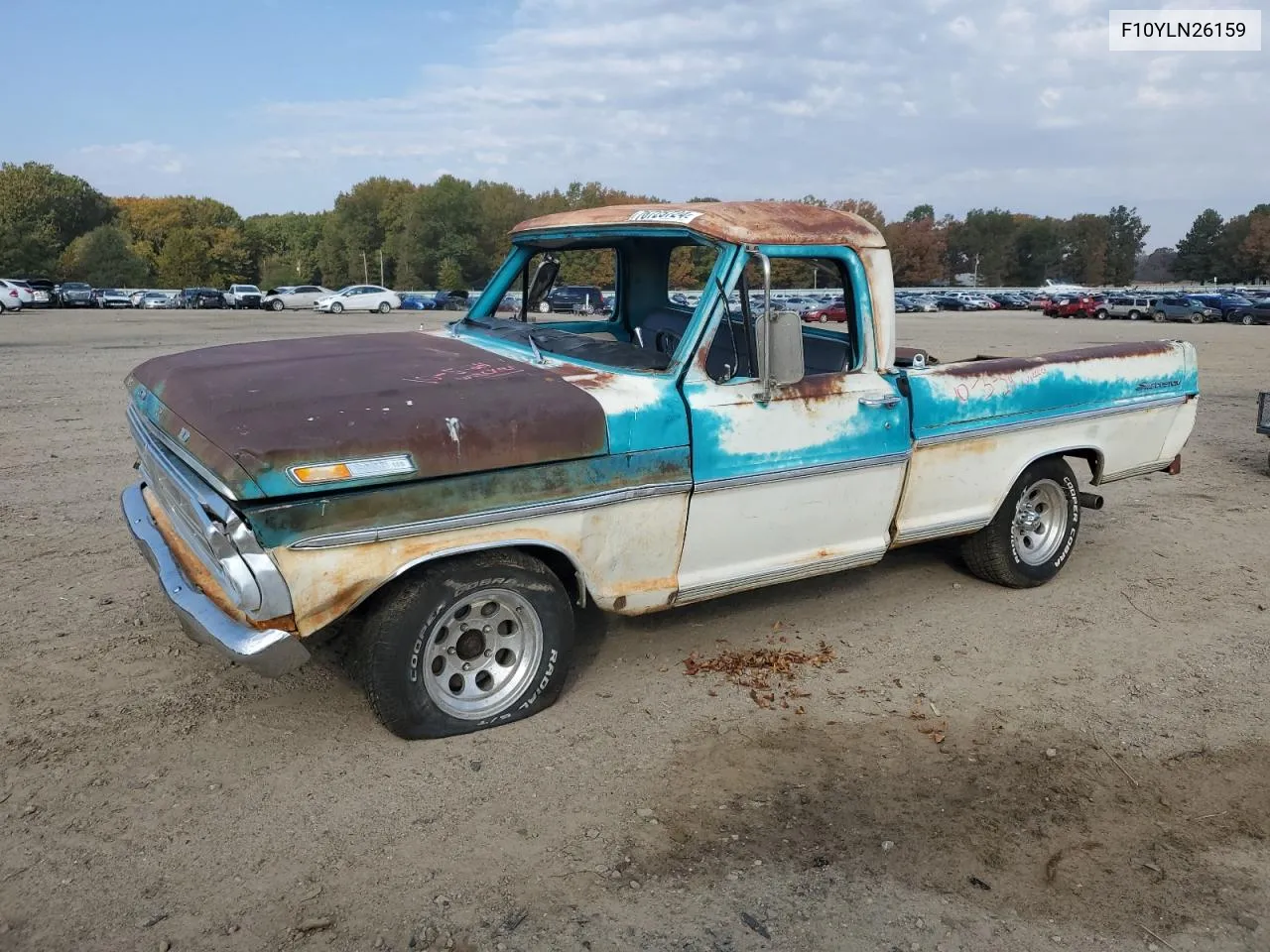 1972 Ford F-100 VIN: F10YLN26159 Lot: 76725724