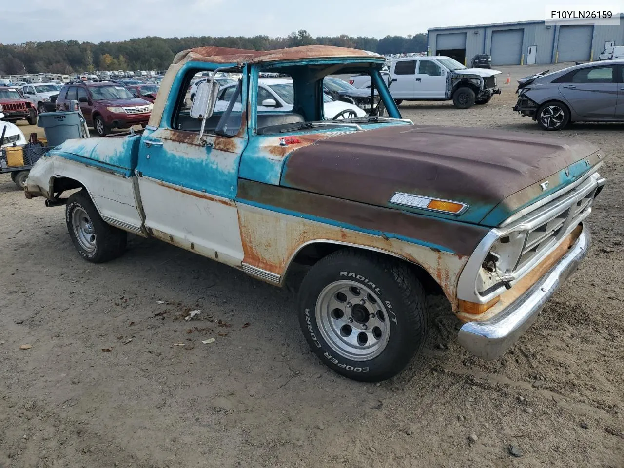 1972 Ford F-100 VIN: F10YLN26159 Lot: 76725724