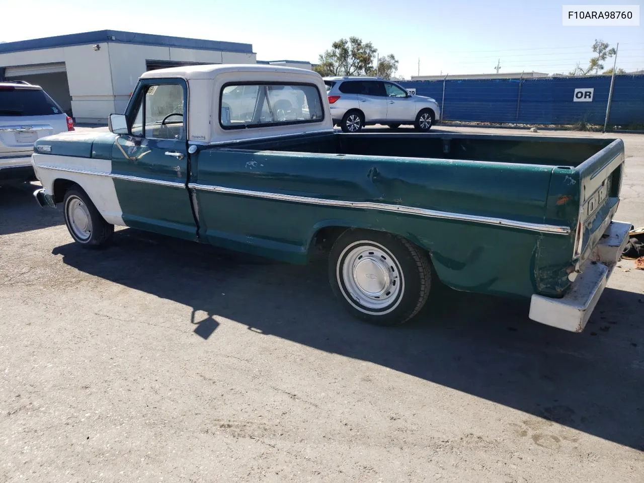 1976 Ford F100 VIN: F10ARA98760 Lot: 69226554