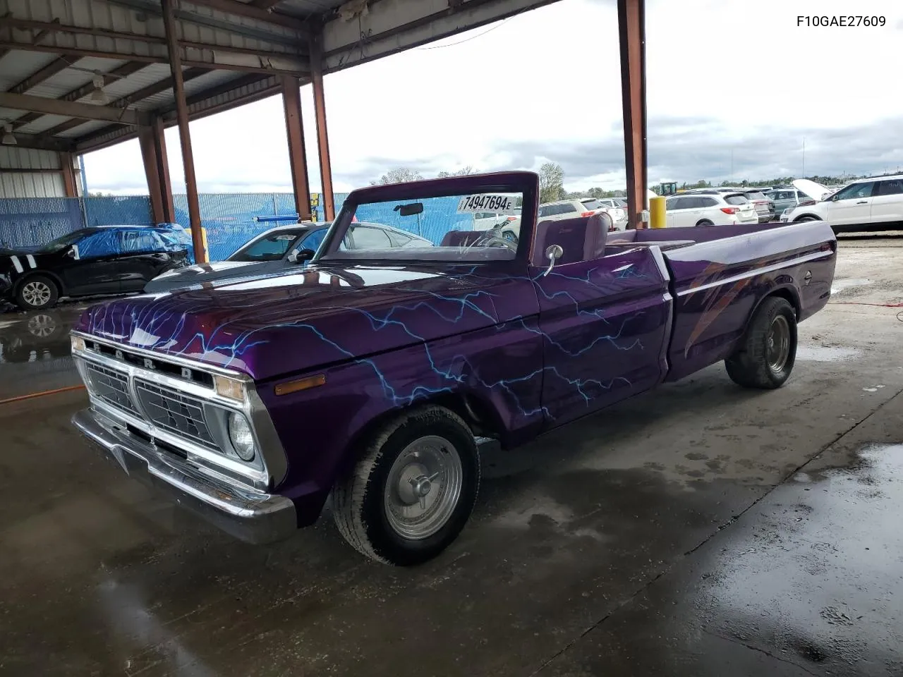 1976 Ford F100 VIN: F10GAE27609 Lot: 74947694