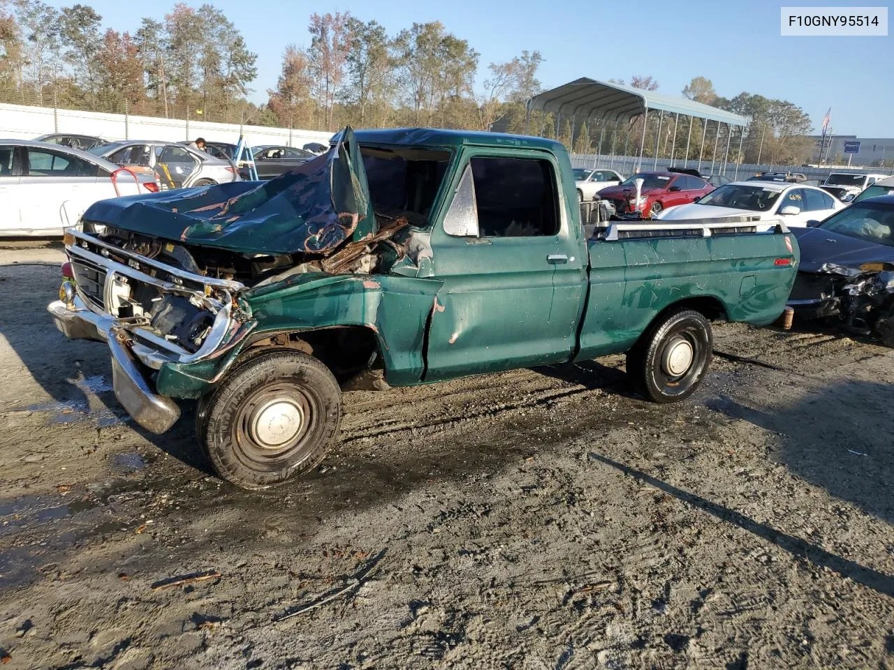 1977 Ford F100 VIN: F10GNY95514 Lot: 75607304