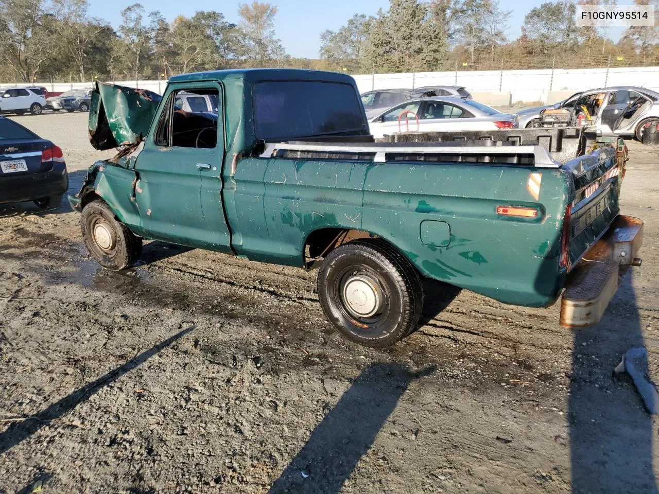 1977 Ford F100 VIN: F10GNY95514 Lot: 75607304