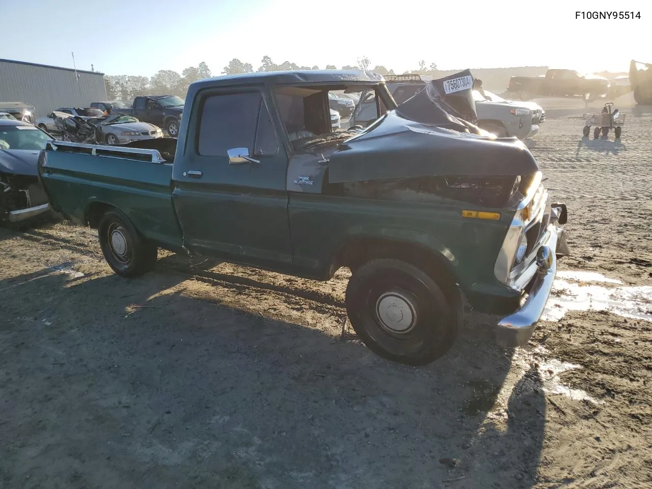 1977 Ford F100 VIN: F10GNY95514 Lot: 75607304