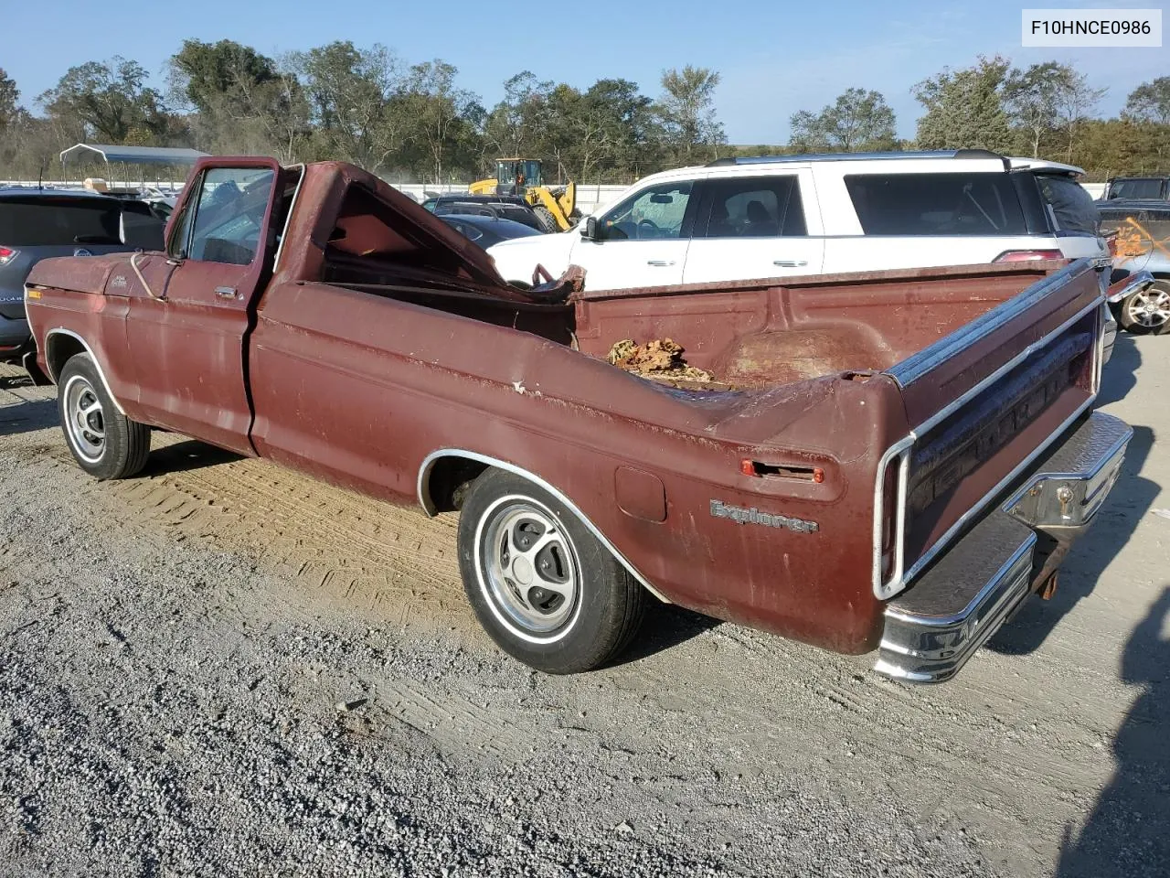 1978 Ford F100 VIN: F10HNCE0986 Lot: 75937294