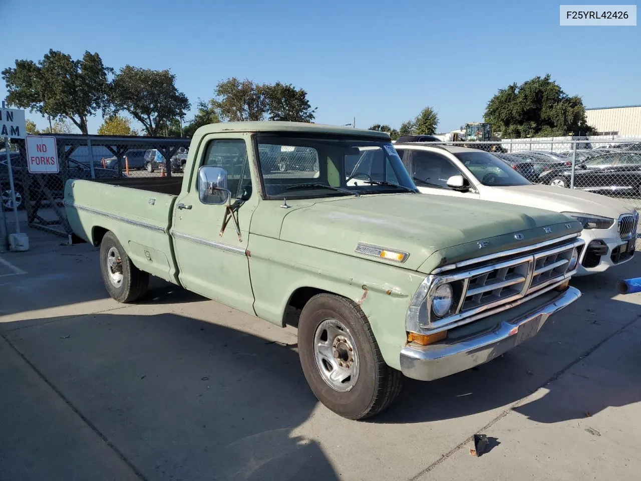 1971 Ford F 250 VIN: F25YRL42426 Lot: 71082454