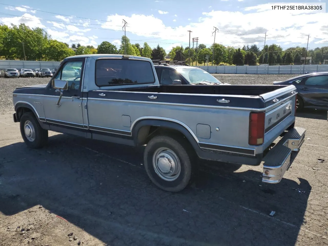 1FTHF25E1BRA38305 1981 Ford F250