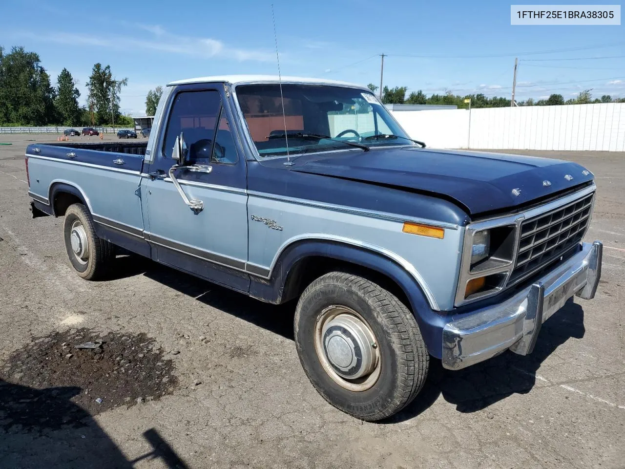 1FTHF25E1BRA38305 1981 Ford F250