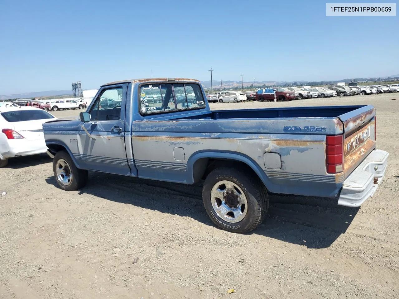 1985 Ford F250 VIN: 1FTEF25N1FPB00659 Lot: 61533794