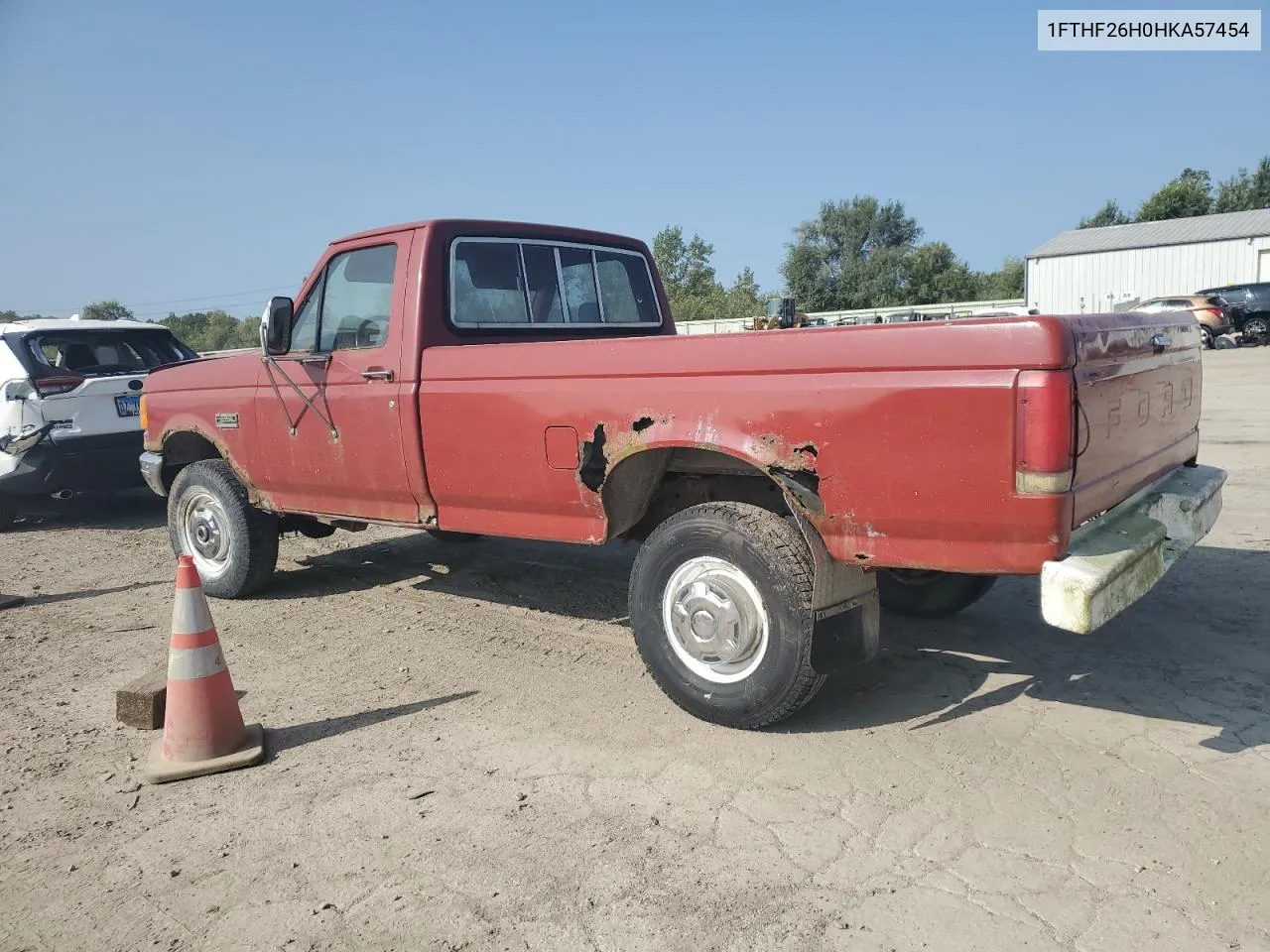 1987 Ford F250 VIN: 1FTHF26H0HKA57454 Lot: 68292944